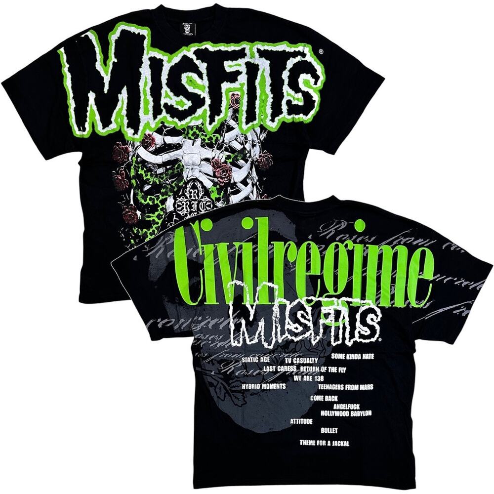 Civil Regime X Misfit Revive American Classic Heavyweight Tee T-Shirt